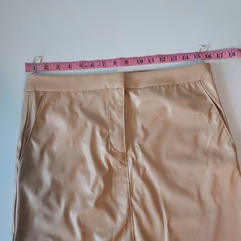 ZARA Faux leather midi skirt - Picture 9 of 9
